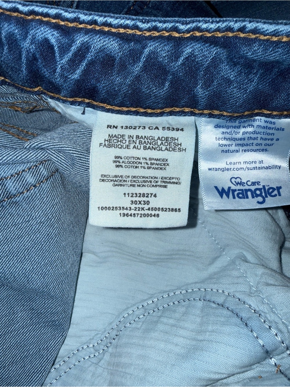 Wrangler boot cut high rise Jean size 30/L29 - Picture 6 of 12